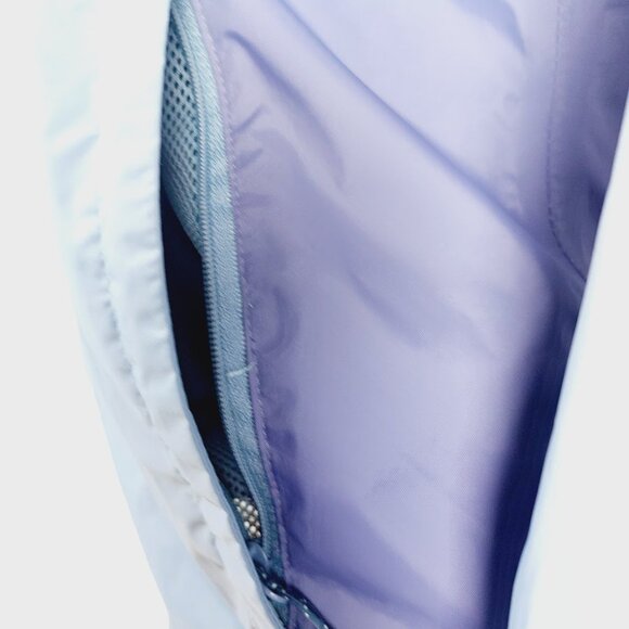 Columbia Women's Purple Gray Arcadia II Hooded Terrain Rain Jacket Size M - Picture 9 of 16